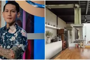 Ngorek sampah demi makan kini punya rumah mewah, 11 potret dapur Chef Juna ini kompornya dibuat custom
