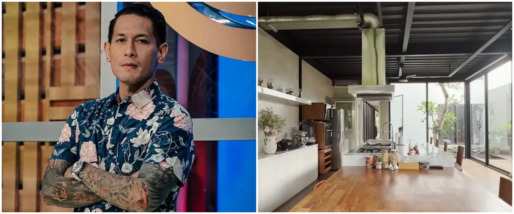 Ngorek sampah demi makan kini punya rumah mewah, 11 potret dapur Chef Juna ini kompornya dibuat custom