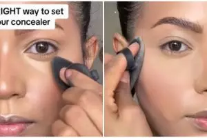 Bukan pakai teknik baking, trik bikin concealer nge-set dan anticreasing ini bikin riasan autoflawless