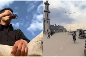 Pria ini bagikan cerita sehari di kota Gaza, terbiasa lihat jet tempur lewat lihatnya bikin deg-degan