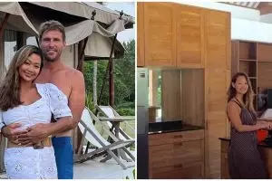 Tinggal di Bali tempati rumah bak resort, 9 potret dapur kayu Indah Kalalo ini tampilannya mirip bar
