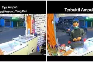 Momen pria bagikan tips agar warung ramai pembeli ini banjir sorotan, warganet: aneh tapi nyata