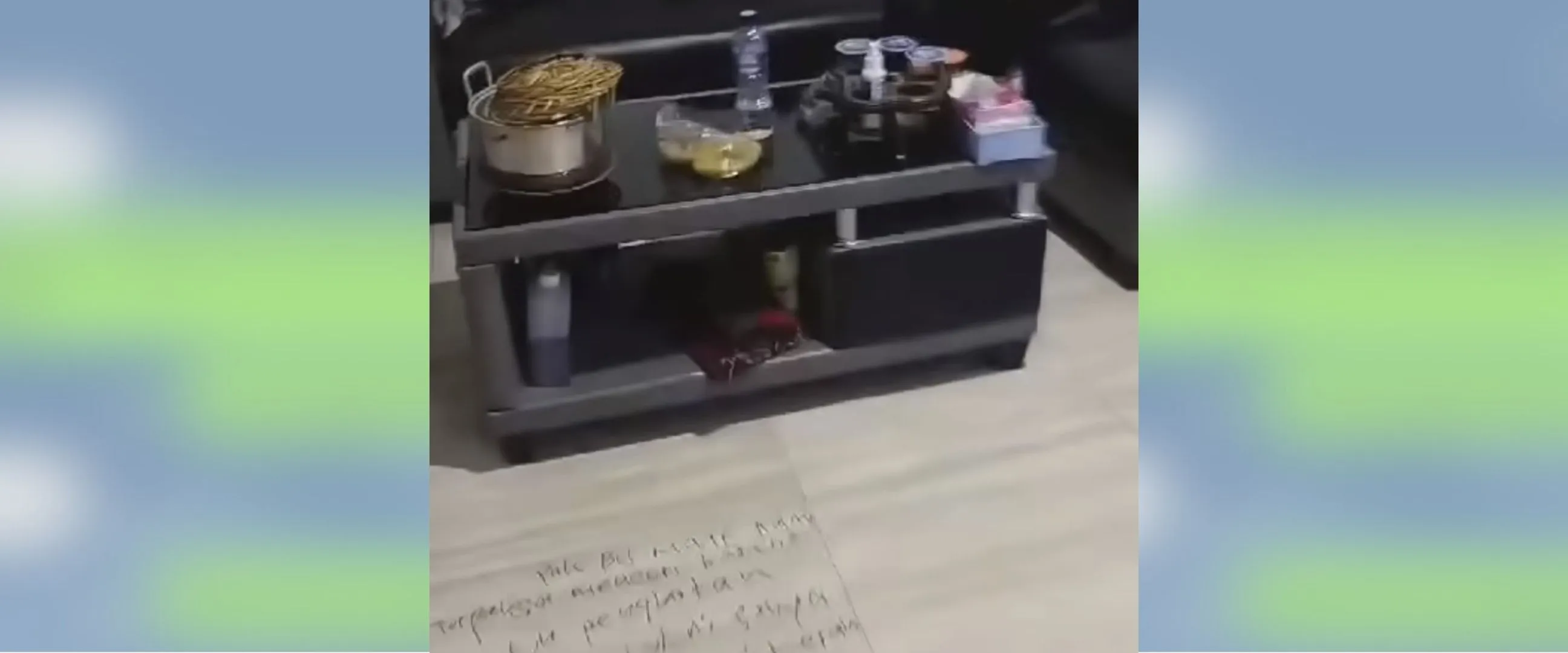 Terpaksa mencuri buat pengobatan, momen maling tinggalkan tulisan di lantai ini isinya tuai pro kontra