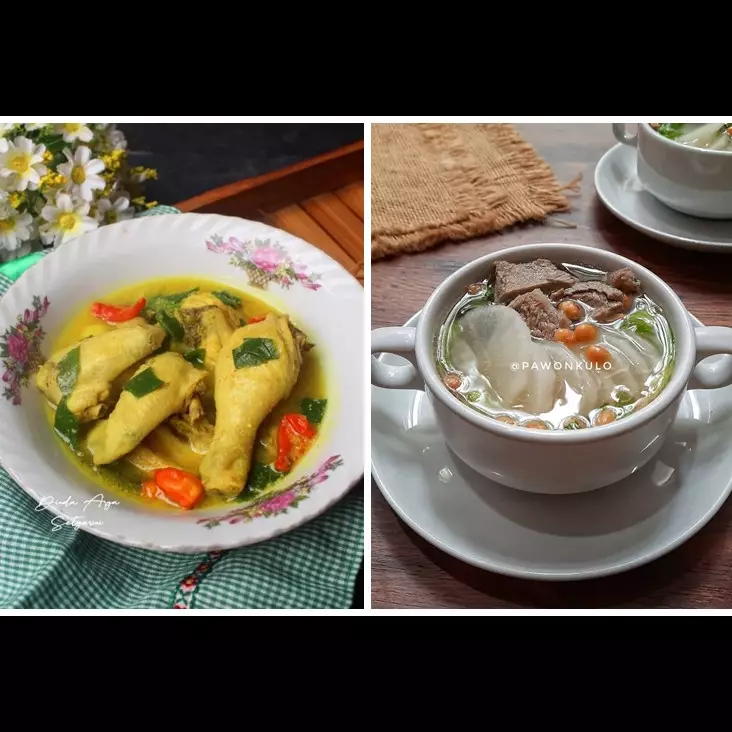 30 Resep menu buka puasa berkuah tanpa santan paling praktis, enak, sederhana, dan gampang ditiru