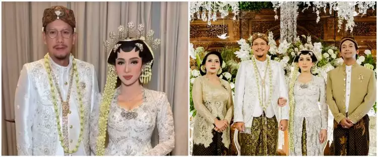 13 Momen nikah Angga Maliq D'Essentials & Dewi Andarini, manten wanita ternyata adik ipar Rian D'masiv