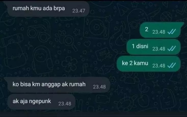 Chat lucu gagal ngegombal Berbagai sumber