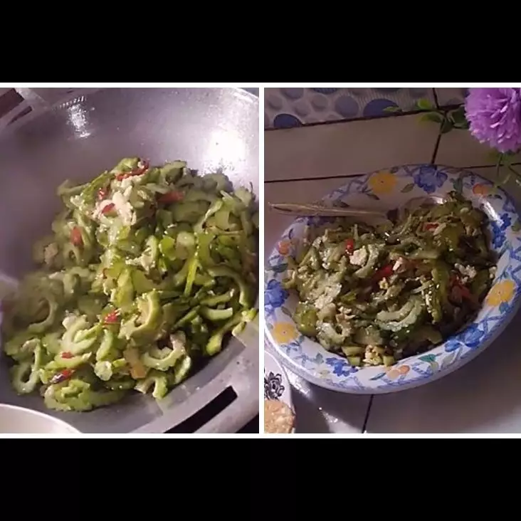 Tanpa perlu diremas garam, trik emak-emak menumis pare ini bikin rasa pahitnya hilang tak tersisa