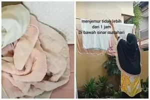 Tanpa direndam berjam-jam, ini trik mencuci handuk agar makin bersih dan wangi ditambah 2 bahan dapur