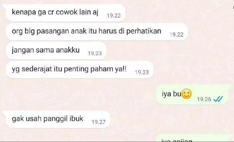 Chat lucu ditolak orang tua pacar Berbagai sumber Chat lucu ditolak orang tua pacar Berbagai sumber