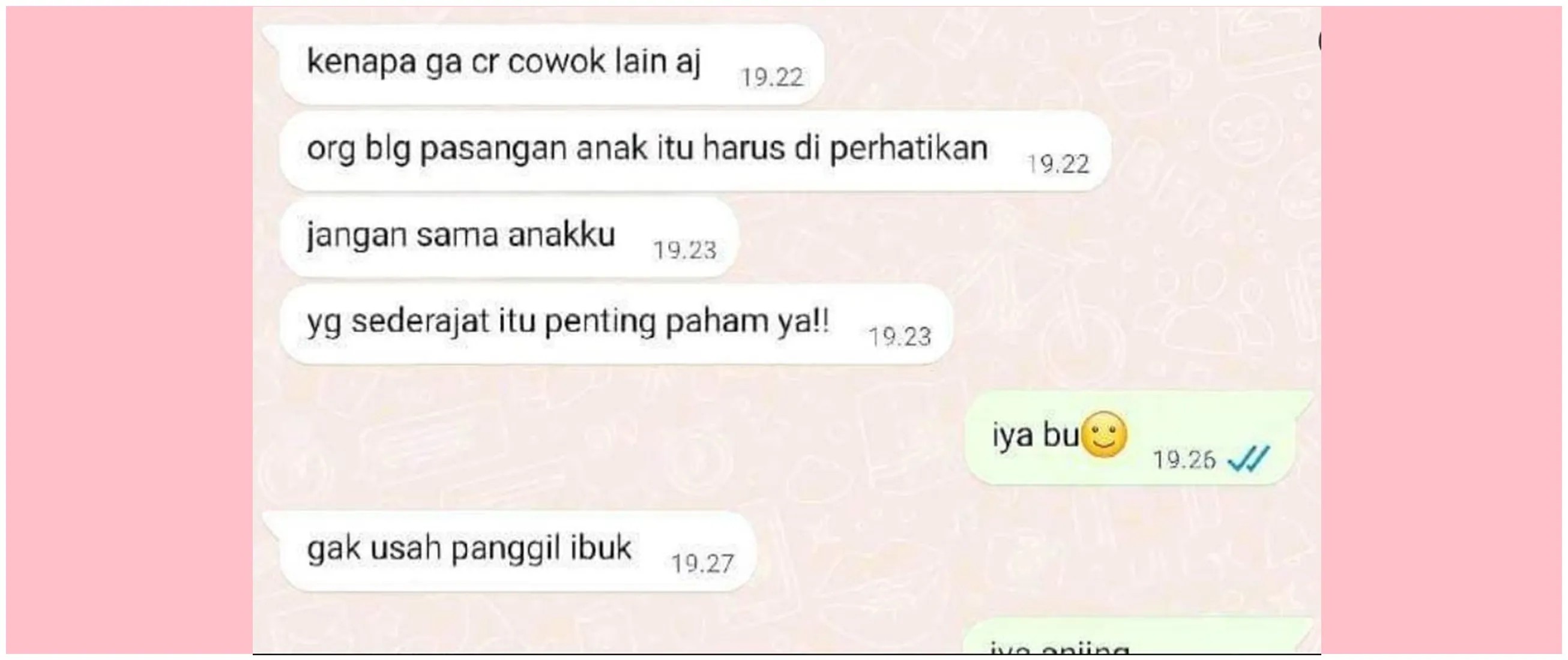 11 Chat lucu ditolak orang tua pacar ini definisi cinta tak direstui, nyeseknya sampai ke ulu hati
