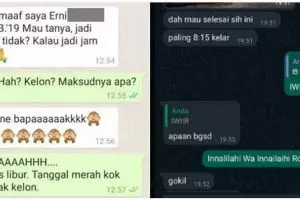 11 Chat lucu ngetik singkatan ini awalnya bingung endingnya kesal, sungguh tak habis 'thinking'