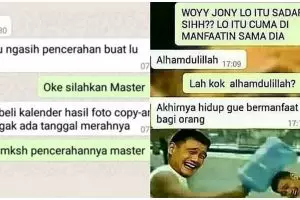 11 Chat lucu meminta dan memberi saran ini endingnya sama-sama nyebelin, definisi teman unfaedah