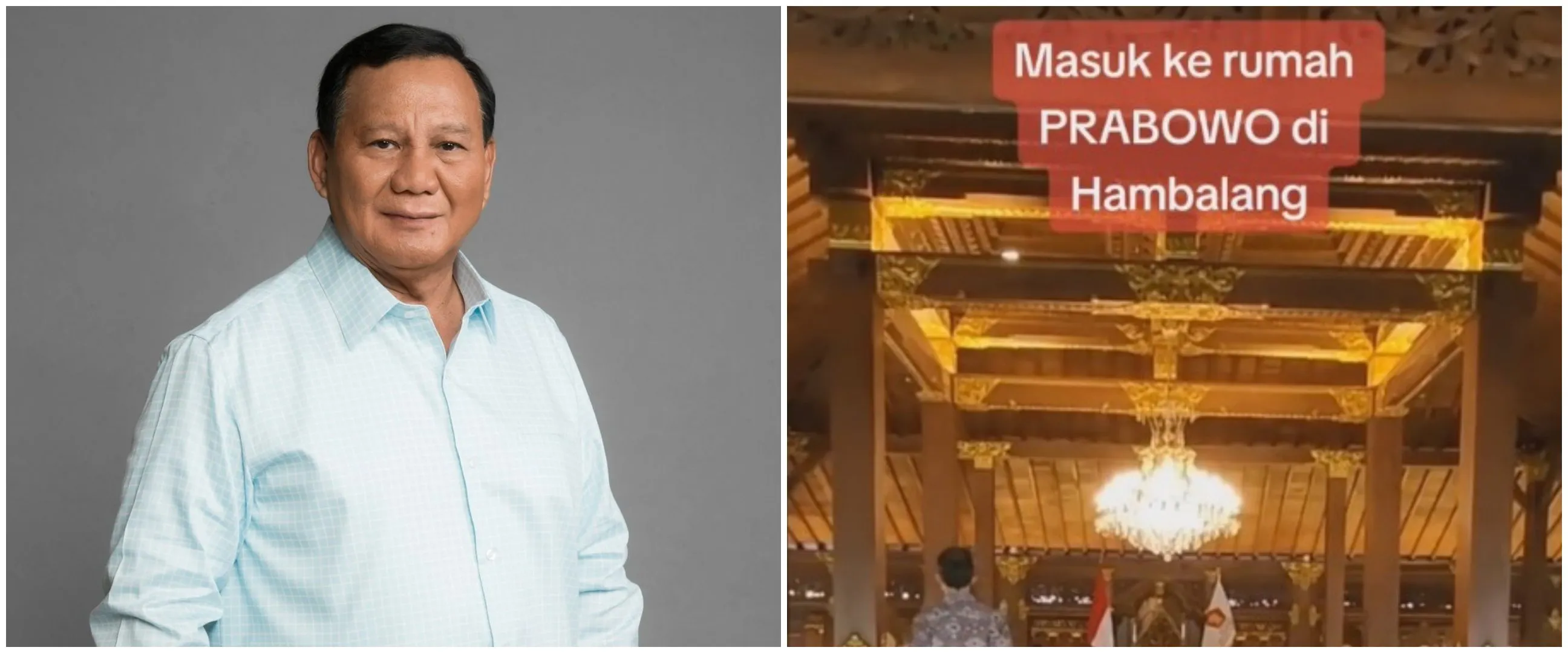 Huniannya megah berkonsep etnik dengan ukiran kayu, intip 9 potret rumah Prabowo Subianto di Bogor
