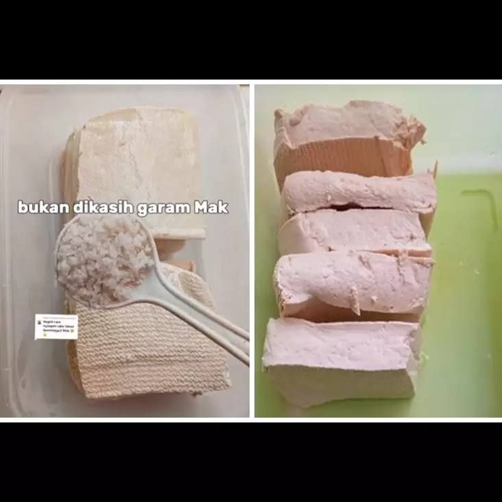 Bukan ditaburi garam, ini trik menyimpan tahu agar tak kecut dan bisa awet sebulan pakai 1 bahan dapur