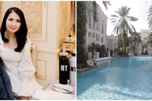 Punya rumah bak istana, 9 potret dapur Liliana Tanoesoedibjo ini klasik nuansa kayu