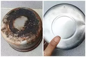 15 Cara membersihkan kerak gosong di pantat panci, praktis andalkan bahan sederhana