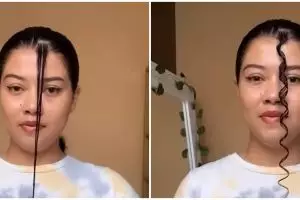 Tanpa catokan, beauty enthusiast ini bagikan trik mengeriting rambut pakai 1 alat sederhana