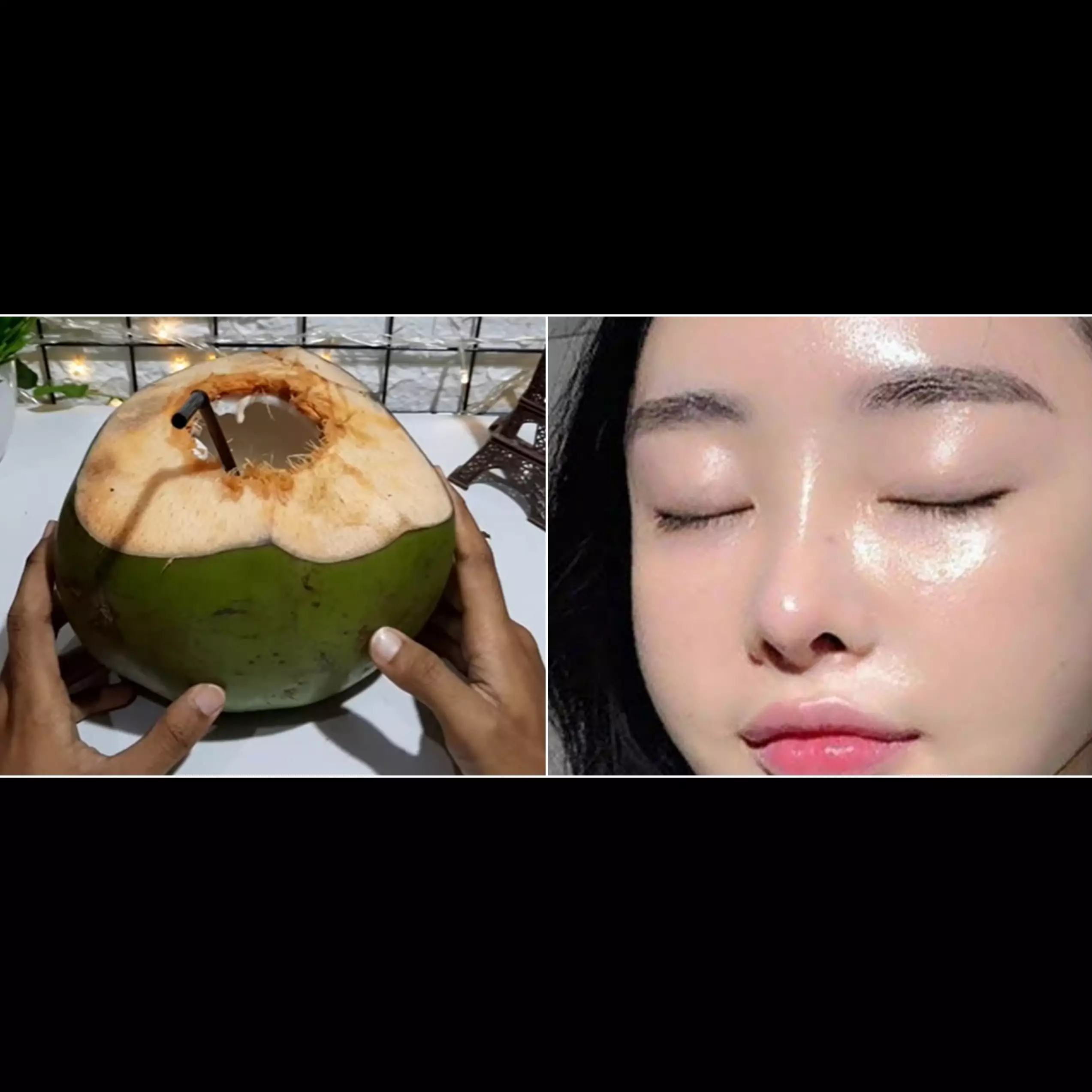 Tak usah suntik putih, rahasia mencerahkan wajah ini cuma pakai air kelapa dicampur 2 bahan sederhana