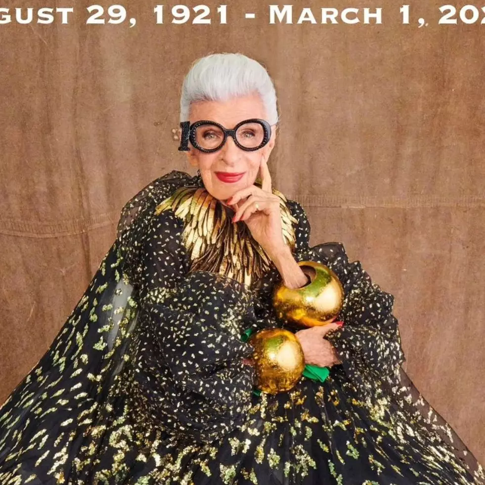 Ikon fesyen Iris Apfel meninggal dunia di usia 102 tahun, intip karier suksesnya hingga usia 1 abad