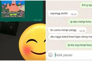 11 Chat lucu orang pacaran ini bikin gagal romantis, definisi cinta tak selamanya indah