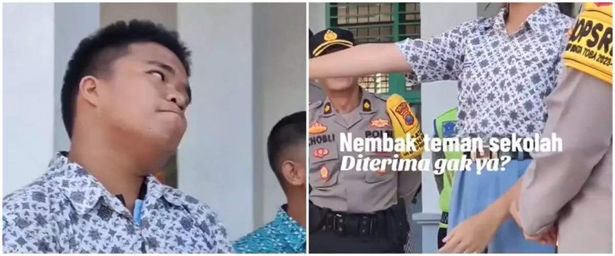 Cinta tak selamanya indah, momen cowok nembak cewek di sekolah ini ujungnya bikin trauma