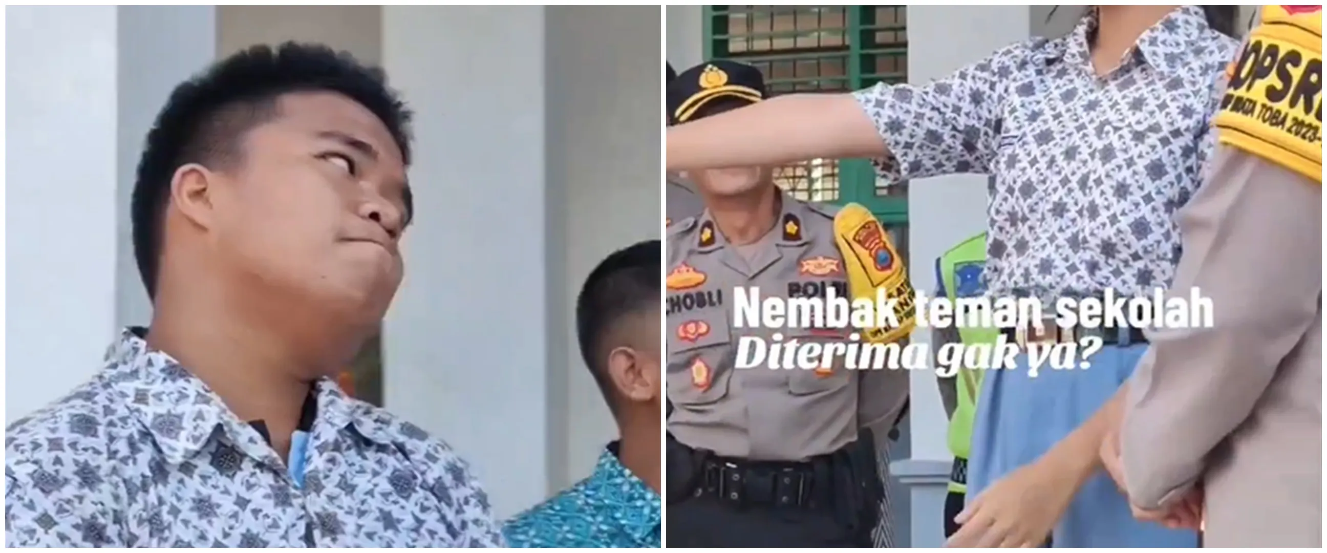 Cinta tak selamanya indah, momen cowok nembak cewek di sekolah ini ujungnya bikin trauma