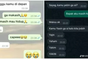 11 Chat lucu typo sama pacar ini bikin ngelus dada, bukannya perhatian malah menguji kesabaran