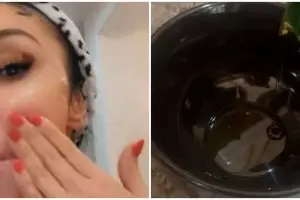 Tanpa botoks, cara mengencangkan wajah kendur ala model wanita ini cuma pakai 2 bahan dapur