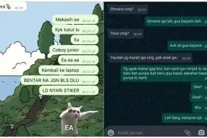 11 Chat lucu bareng bestie ini absurdnya nggak tertolong, bikin ketawa sambil tepuk jidat
