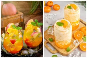 17 Resep es segar tanpa santan untuk takjil, praktis dan manis