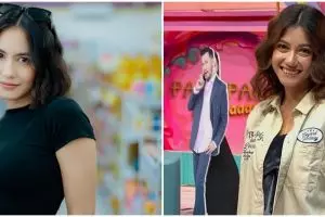 Momen Pevita Pearce ketemu 'kembarannya' si petugas kebun binatang, wajah mirip cocok jadi kakak-adik