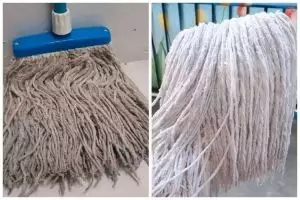 15 Cara membersihkan kain pel pakai bahan dapur, hasilnya bersih dan kesat seperti baru