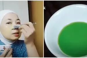 Tanpa serum pencerah, beauty enthusiast ini tunjukkan trik menyamarkan flek hitam pakai 1 jenis daun