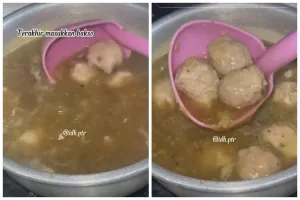 Tanpa kaldu daging, ini trik bikin kuah bakso agar gurihnya nendang cuma pakai tambahan 2 bumbu dapur