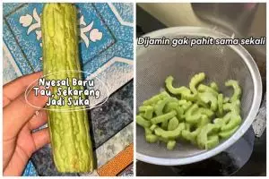 Tak perlu diremas garam, trik emak-emak masak pare ini bikin rasa pahitnya hilang sempurna