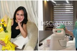 Bangun rumah ala vila di Bali, 9 potret dapur Pevita Pearce ini kabinetnya menyatu jadi dinding