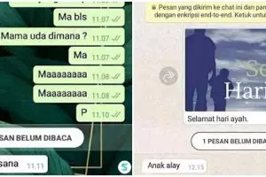 11 Chat lucu orang tua dan anak ini responsnya di luar dugaan, bikin ngelus dada