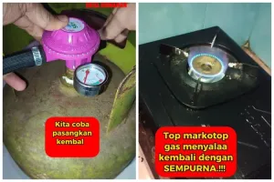 Tanpa ditambal bahan apa pun, begini trik cepat dan aman atasi tabung gas elpiji bocor pakai 1 alat