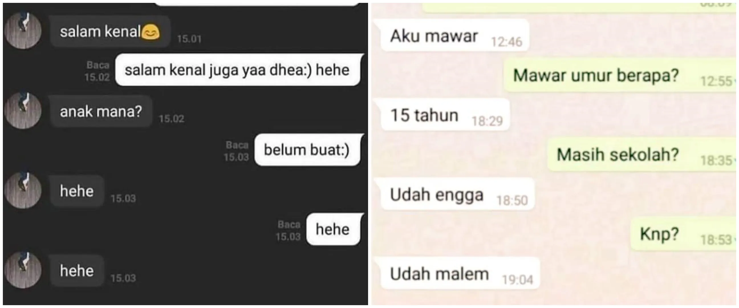 11 Chat lucu basa-basi mencoba akrab dan asik ini jawabannya bikin kesal, sungguh di luar ekspektasi