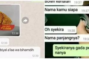 11 Chat lucu random dapat balasan tak terduga ini bikin cekikikan sekaligus nahan kesal