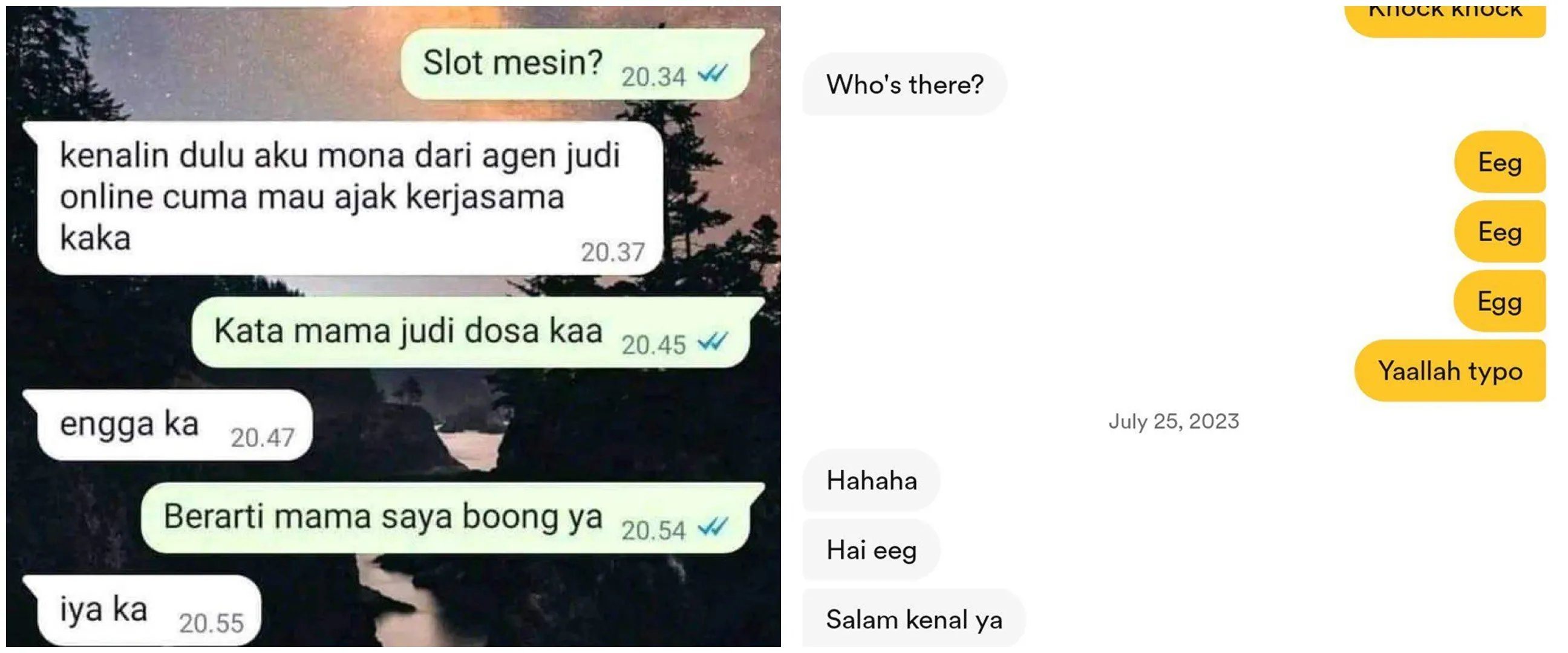 11 Chat lucu orang gagal paham ini jawabannya polos, emang boleh selugu ini?