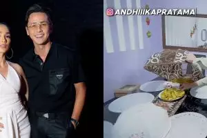 Bak hunian klasik dengan furnitur jadul, intip 9 potret dapur di rumah masa kecil Andhika Pratama