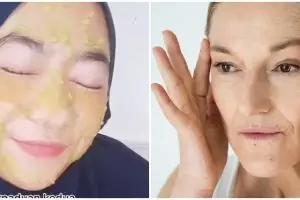 Tak perlu tarik benang, ini cara atasi kerutan di wajah pakai 2 bahan alami