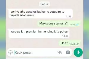 11 Chat lucu diputusin pacar pakai alasan nyeleneh ini nyeseknya bikin nangis di pojokan