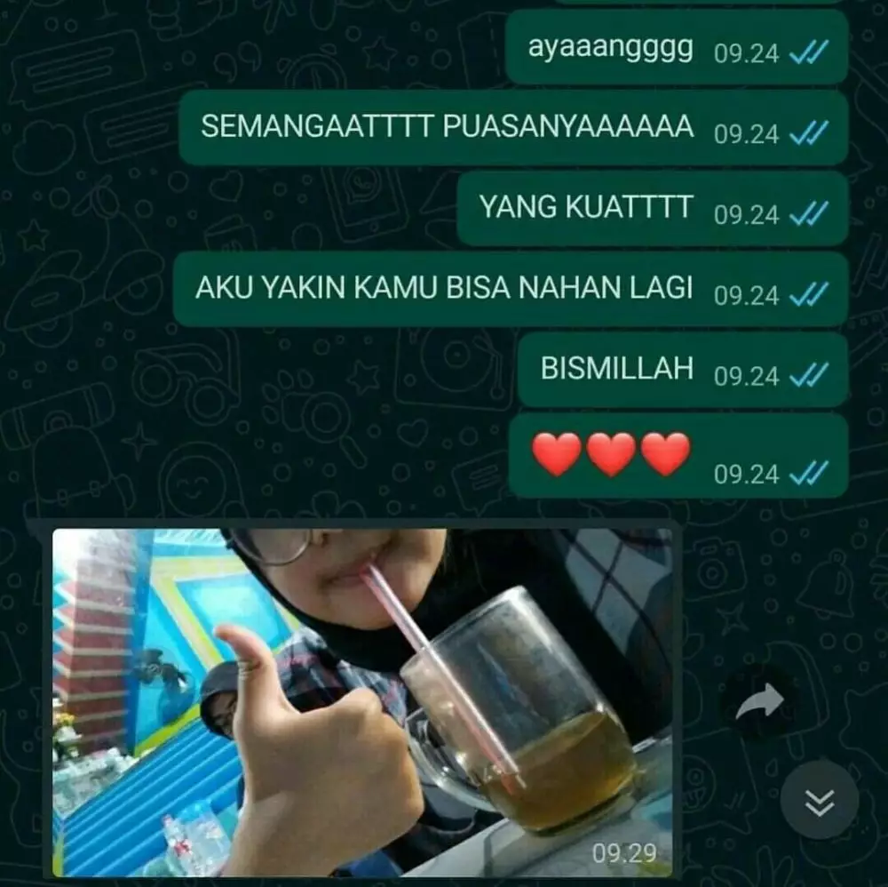 chat lucu batal puasa berbagai sumber