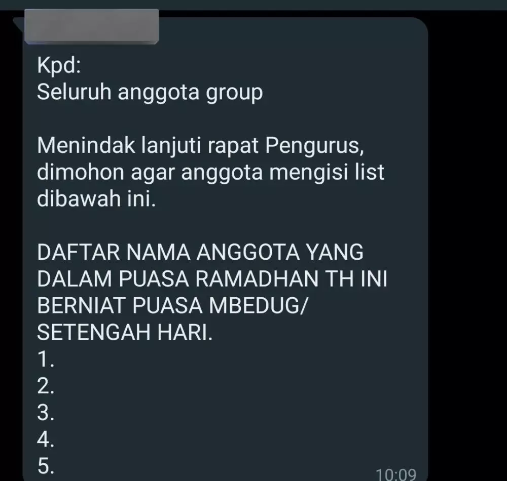 chat lucu batal puasa berbagai sumber