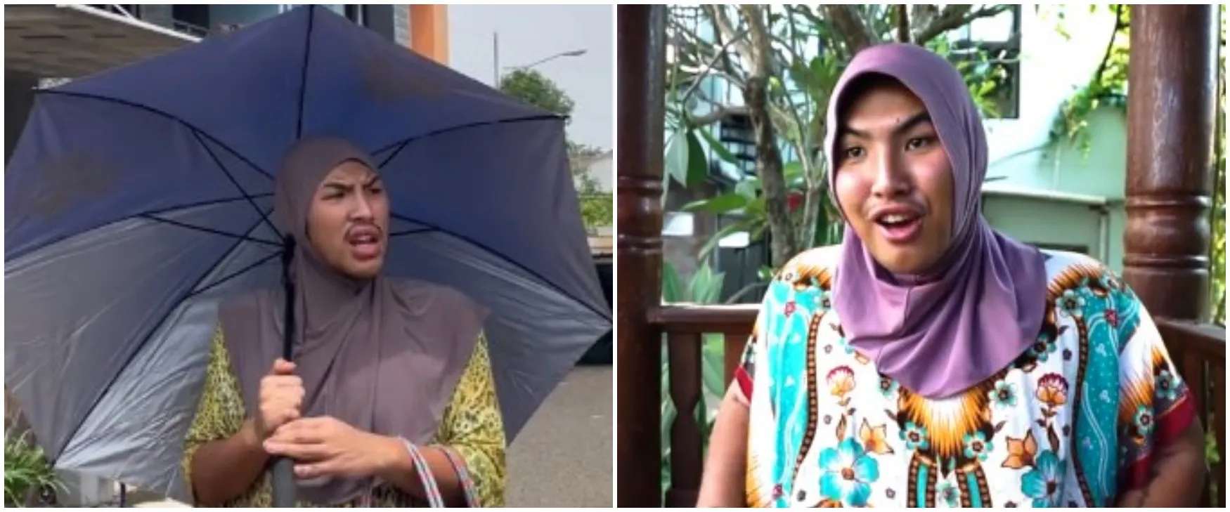 Kerap dandan ala emak-emak rempong, 9 potret seleb TikTok Fadlan Holao di keseharian ini macho pol