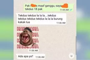 11 Chat lucu dianggap lirik lagu ini saking recehnya bikin auto nyanyi, absurd pol