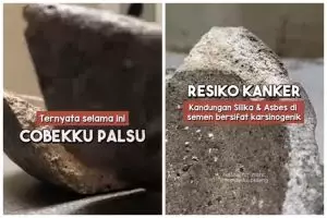 Bukan digerus garam, ini cara membedakan cobek batu asli dan palsu cukup tambah 1 bahan dapur