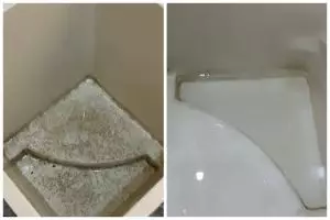 Tanpa diolesi sitrun, cara emak-emak bersihkan kerak hitam di bak mandi ini cuma tambah 1 bahan dapur